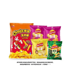 乐事 薯片零食 混合装5件177g