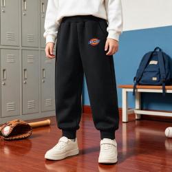 Dickies 儿童秋冬薄绒裤子运动休闲洋气百搭长裤中大童宽松卫裤舒适童装
