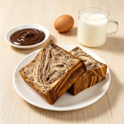 手工厚切片吐司巧克力黄油红豆抹茶味代早餐面包新鲜短保营养烘焙