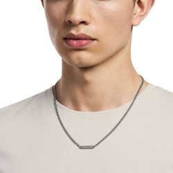 EMPORIO ARMANI 男士项链质感高级ID项链生日礼物送男友次日达EGS3188040