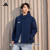 adidas 简约 男士连帽夹克