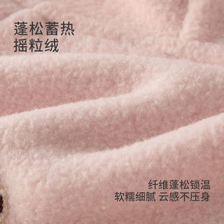 JELLYBABY 抑菌锁温摇粒绒外套 粉色 90cm 儿童上衣