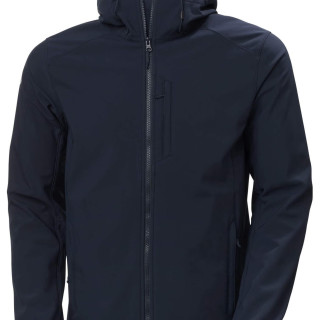 HELLY HANSEN, HH HH海丽汉森hh Paramount男士轻薄软壳连帽夹克 户外运动防风外套 597 海军蓝 大