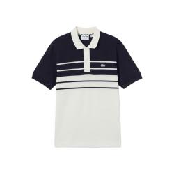 LACOSTE 法国鳄鱼男装春夏经典拼色上衣纯棉短袖T恤Polo衫男时尚百搭