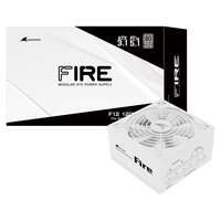 长城 F12 额定1200W ATX3.1 白金牌全模组电源 白色