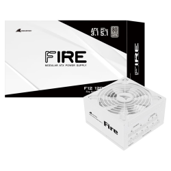 长城 F12 额定1200W ATX3.1 白金牌全模组电源 白色