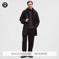 lululemon 丨StretchSeal 男士带夹层功能型外套 防风拒水 LM4AV8S 黑色 L