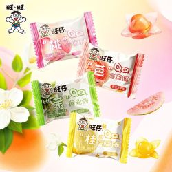 旺旺 QQ剥皮糖独立小包装夹心爆浆果汁糖年货糖果儿童散装批发
