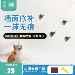 涂嘉 墙面补墙膏白色修补防水防霉腻子膏修复钉眼裂缝补洞家用腻子粉