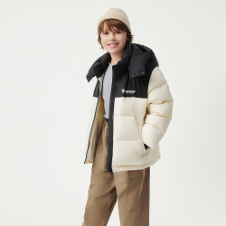 坦博尔 儿童短款面包连帽羽绒服