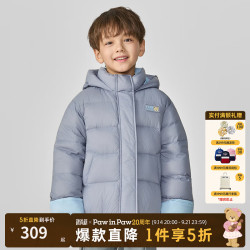 Paw in Paw PawinPaw卡通小熊童装25年秋冬新款男女童宽松羽绒服保暖百搭 Grey灰色/15 160