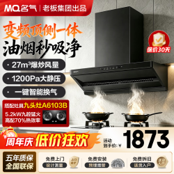 名气 老板出品星河F11油烟机烟灶套装 29巡航风量抽油烟机灶具套装家用大吸力烟灶联动 【F1