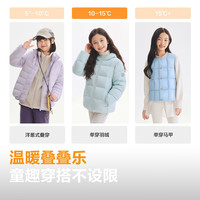 波司登 小泡芙 5A抗菌 钛金深灰 160/80 儿童羽绒服