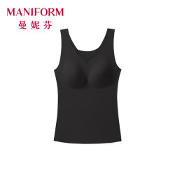 曼妮芬 小奶皮无痕内衣女带胸垫吊带芒果杯舒适女士打底衫可外穿上衣背心