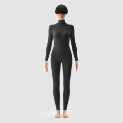 蕉内 轻热皮 女士保暖内衣套装