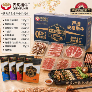 齐炙福牛 正宗齐齐哈尔烤肉6斤装礼盒 3000g 源头直发
