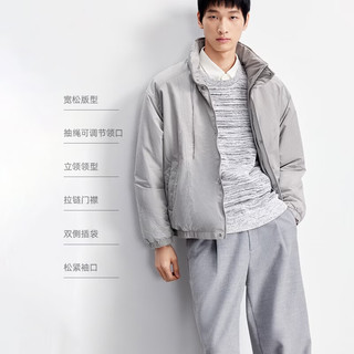 杰克琼斯 226321044 防泼水 火石灰 L 男士夹克