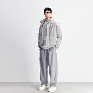 杰克琼斯 226321044 防泼水 火石灰 L 男士夹克
