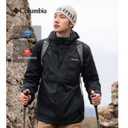 Columbia 三防质感 鹅绒内胆700蓬三合一情侣款冲锋衣