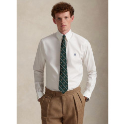 RALPH LAUREN Classic Fit Performance 弹力棉混纺斜纹布男士长袖衬衫 二色可选