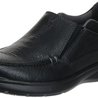 Clarks 男式 乐福鞋 cotrell free 26131593 乐福鞋 缓震 Cotrell Free Black Oily Leather 8.5 Wide