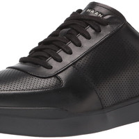 Cole Haan 男式 grand crosscourt modern perforated sneaker c33989 时尚运动鞋 Grand Crosscourt Modern Perforated Sneaker BlackBlackWhite 9.5