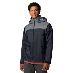 Columbia 哥伦比亚 男式 外套-夹克 防水 可折叠 Glennaker Lake Ii Rain Jacket BlackCity Grey Medium