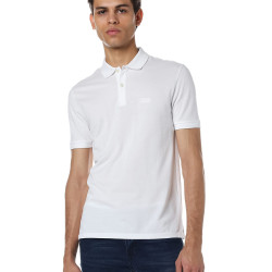 HUGO BOSS HUGO BOSS HUGO BOSS 男式 Pallas Polo 衫 白色 Small
