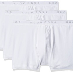 HUGO BOSS 男士白色平角内裤 3条装 大码