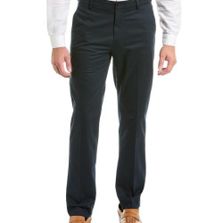 Brooks Brothers 男式常规版型弹力斜纹棉布裤, *蓝, 30 x 32（宽 x 长）
