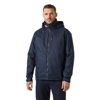 Helly Hansen 男士防水保暖连帽夹克 防风透气帆船运动外套 可折叠帽设计 597 海军蓝 3X-Large US