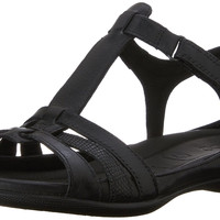 ECCO 爱步 女士 Flash 平底凉鞋 Black 53859schwarz 39 EU