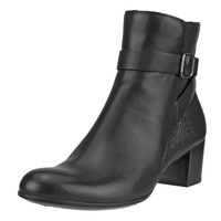 ECCO 爱步 女士 Klassische 35-mm-schnalle 踝靴 黑色 35.5/36 EU