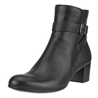 ECCO 爱步 女士 Klassische 35-mm-schnalle 踝靴 黑色 35.5/36 EU