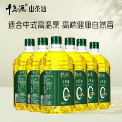 千岛源 0反山茶油2L*6  零反式脂肪酸 量贩装山茶油  食用油家庭装