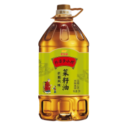 金龙鱼 外婆乡小榨巴蜀风味菜籽油5L桶装压榨工艺家用浓香植物油