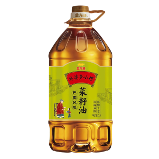 移动端：金龙鱼 外婆乡小榨巴蜀风味菜籽油5L桶装压榨工艺家用浓香植物油