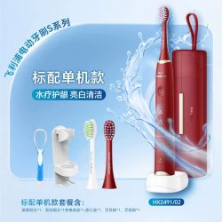 飞利浦 电动牙刷成人男女情侣款声波软毛HX2491生日礼物旗舰店757