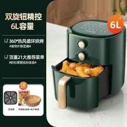 九阳 空气炸锅6L升家用多功能电炸锅全自动大容量VF508A大容量