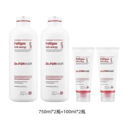 发笙 韩国直邮Dr.FORHAIR发笙洗发水无硅油洗发蓬松750ml*2+100ml正品