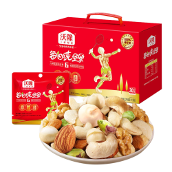 沃隆 纯坚果每日坚果750g/30袋炒货零食混合干果仁纯坚果礼盒送礼