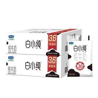 移动端：君乐宝 白小纯纯牛奶0添加180ml*16袋白小纯整箱学生早餐牛奶