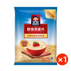 桂格 即食燕麦片1000g罐装粗粮冲饮谷物免煮早餐速食官方旗舰店1kg
