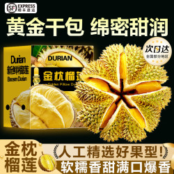 鲁道鲜 金枕榴莲 泰国 鲜果 整个带壳 2斤起