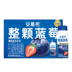 安慕希 伊利安慕希官方旗舰店长白山蓝莓/哈密瓜/原味酸奶整箱