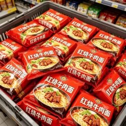 整箱24包】红烧牛肉面香辣口味袋装经典方便面整箱速食泡面批发
