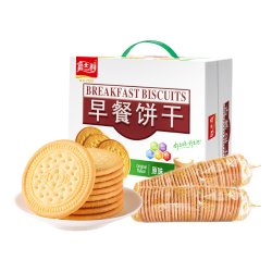 嘉士利 早餐饼干 牛奶味 836g