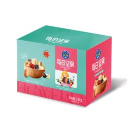 麻粩伯 华巍每日混合坚果750g*1箱30袋儿童孕妇健康健身营养休闲零食礼盒