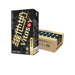 维他奶 黑豆奶250ml*24盒整箱低脂植物蛋白饮料家庭囤货装