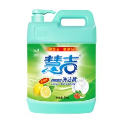 慧吉 柠檬洗洁精10斤家庭装 果蔬餐具去油污洗碗洗涤剂5kg商用批发